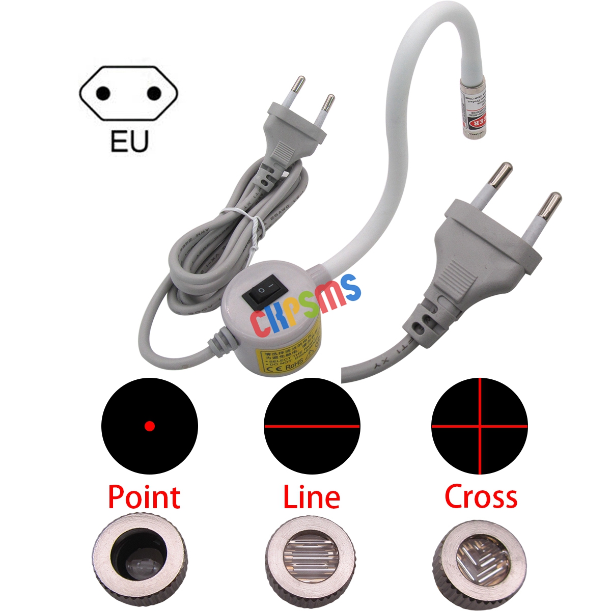 Industrial Laser Light - Laser de positionnement rouge 3-en-1 (ligne,