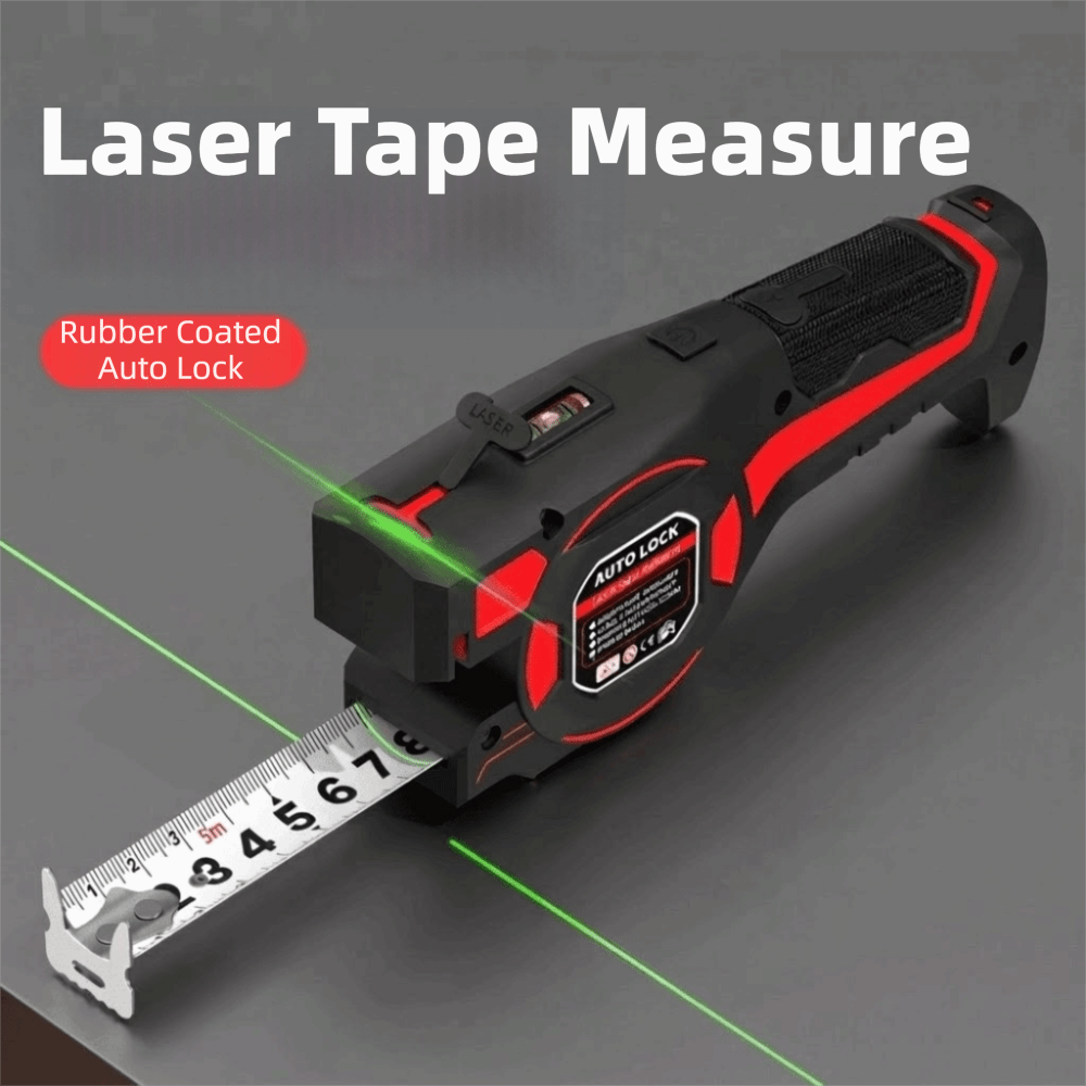 Industrial Laser Cleaning - Mètre à ruban laser 3-en-1 rétractable