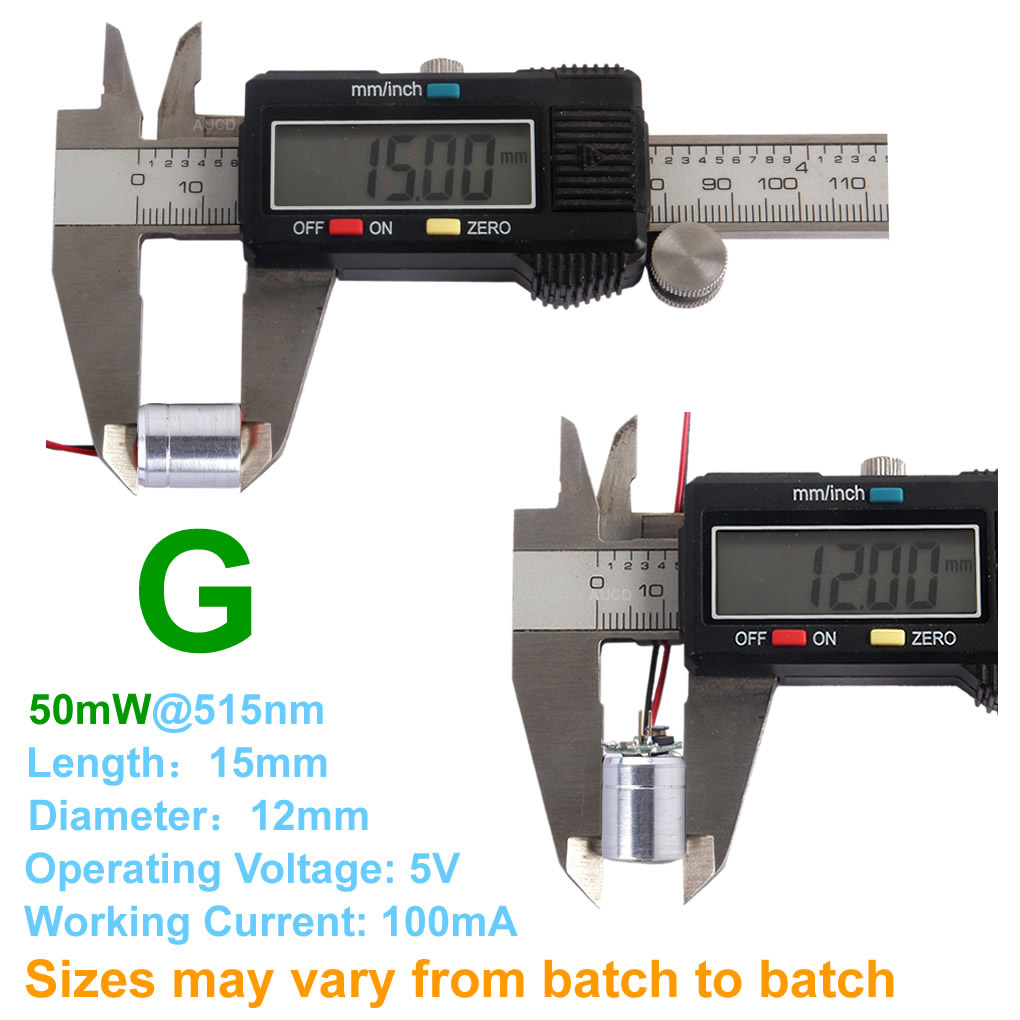 Module laser RGB Φ12x15mm DC 5 - Industrial Blue Laser avis et prix
