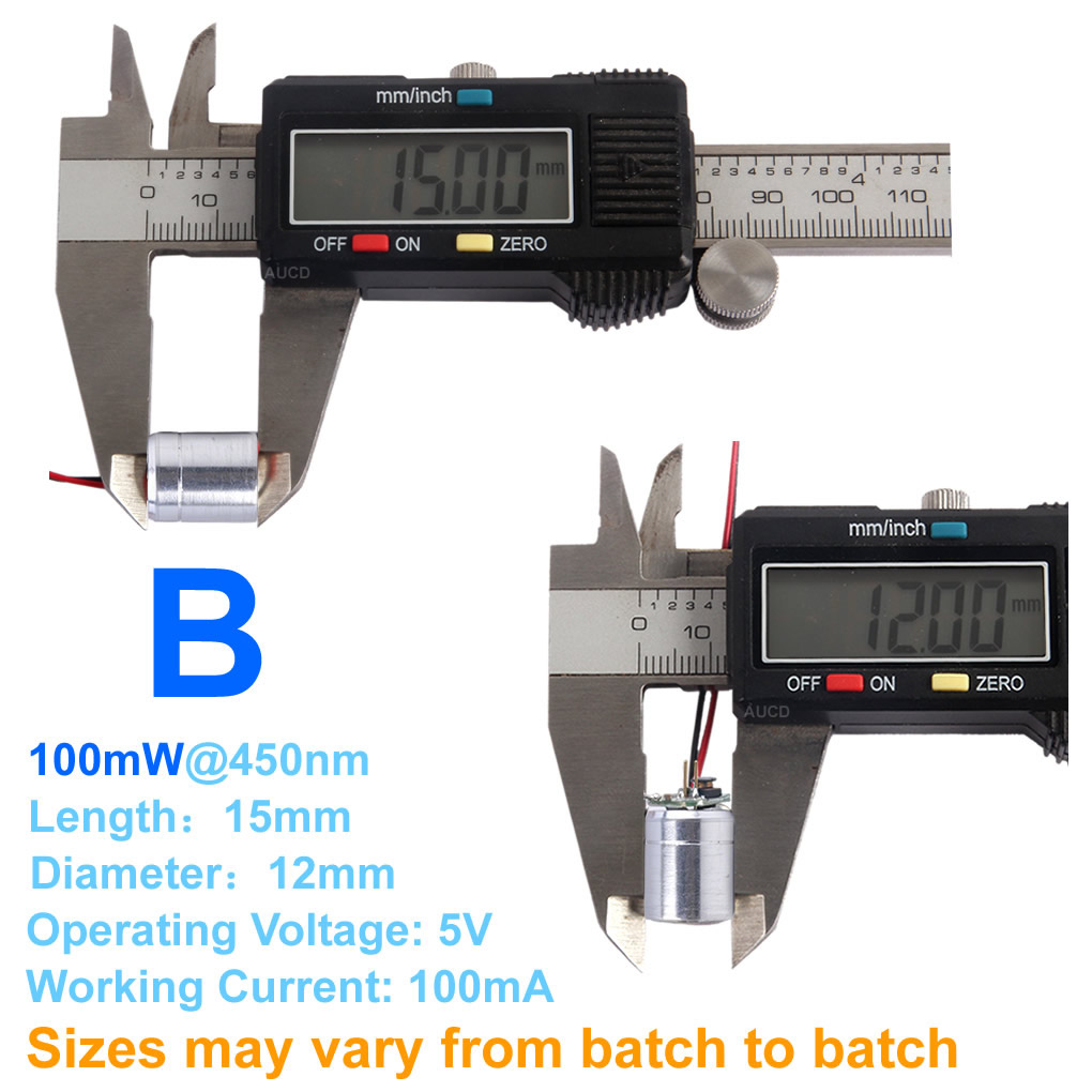 Module laser RGB Φ12x15mm DC 5 - Industrial Blue Laser avis et prix