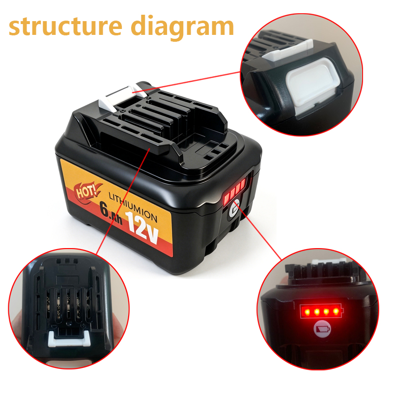 Batterie rechargeable Li-ion 2 - Makita Drill Hp1640 avis et prix