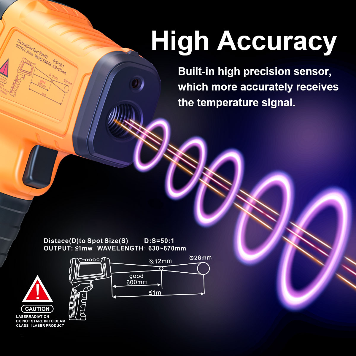 Therye.com-Pistolet pyromètre  - Industrial Infrared Laser avis et prix