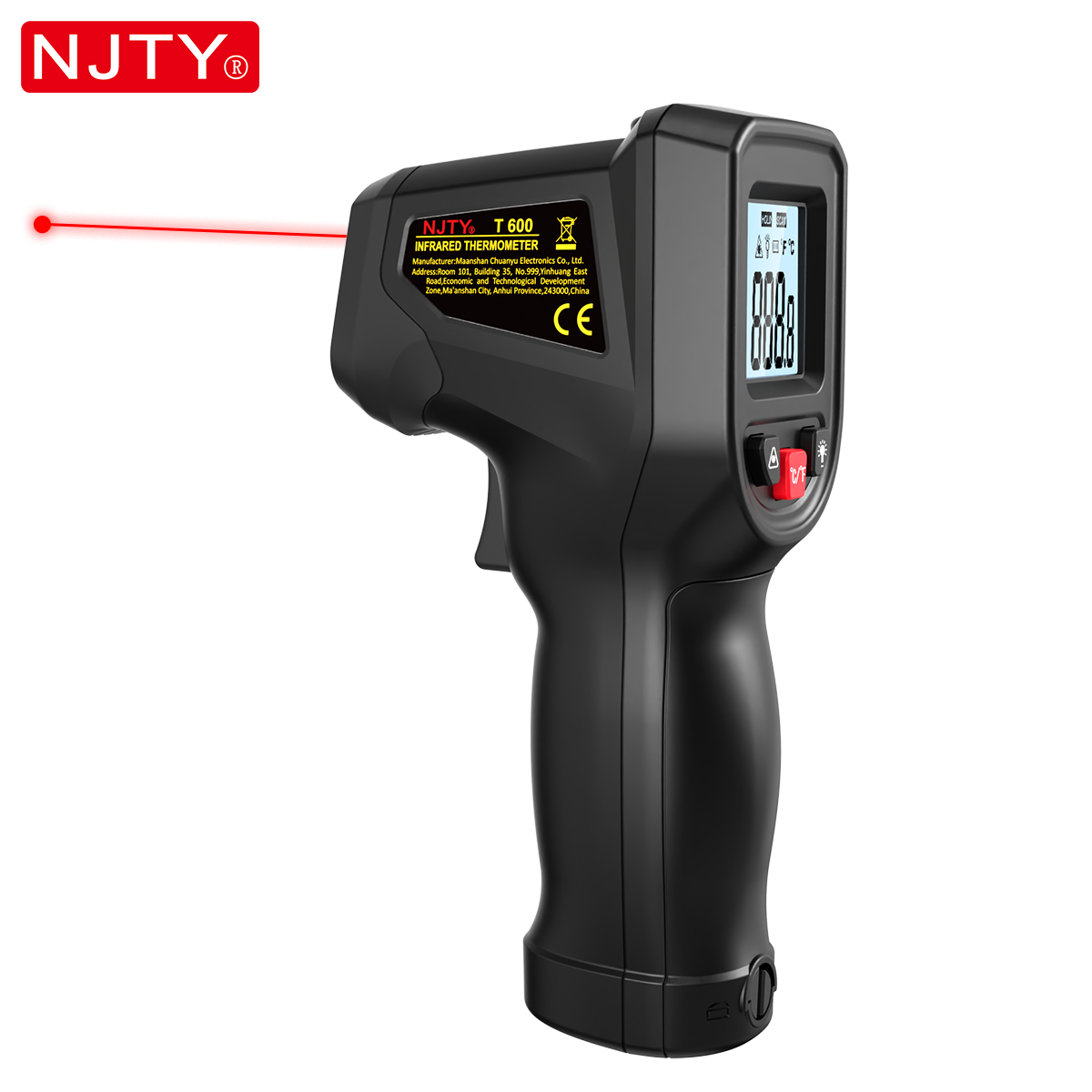 NJTY T600 Thermomètre infrarou - Industrial Infrared Laser avis et prix